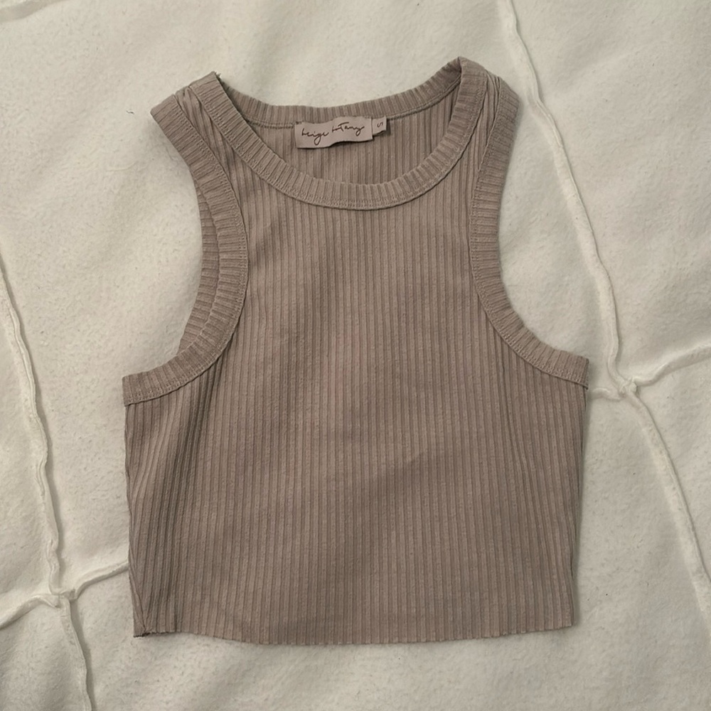 cropped tank top